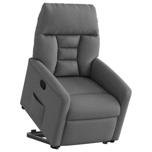 Fauteuil inclinable Gris foncé Tissu