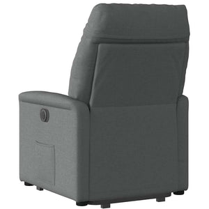 Fauteuil inclinable Gris foncé Tissu