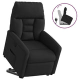 Fauteuil inclinable noir tissu