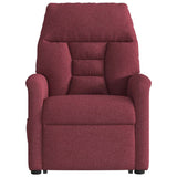 Fauteuil inclinable rouge bordeaux tissu