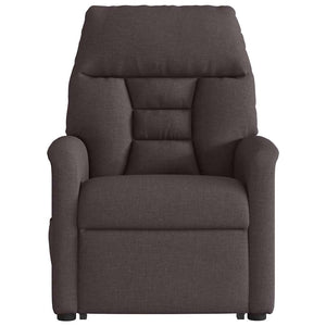 Fauteuil inclinable marron foncé tissu