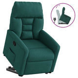 Fauteuil inclinable vert foncé tissu