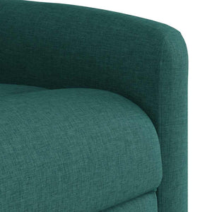 Fauteuil inclinable vert foncé tissu