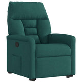 Fauteuil inclinable vert foncé tissu