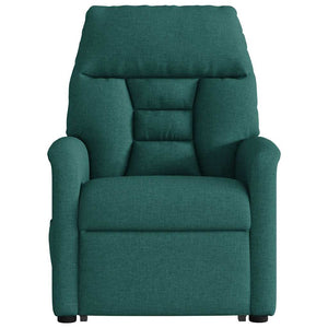 Fauteuil inclinable vert foncé tissu
