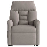 Fauteuil inclinable taupe tissu