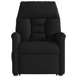 Fauteuil de massage inclinable Noir Tissu
