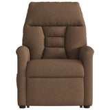 Fauteuil de massage inclinable Marron Tissu