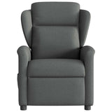 Fauteuil inclinable électrique Gris foncé Tissu