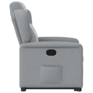 Fauteuil inclinable Gris clair Tissu