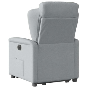Fauteuil inclinable Gris clair Tissu