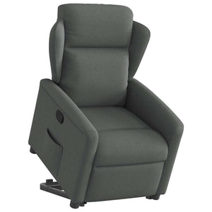 Fauteuil inclinable Gris foncé Tissu