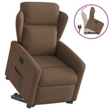 Fauteuil inclinable Marron Tissu