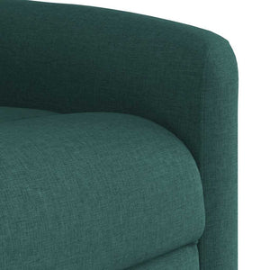 Fauteuil inclinable vert foncé tissu