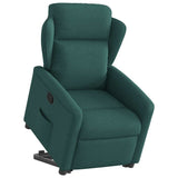 Fauteuil inclinable vert foncé tissu