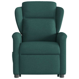 Fauteuil inclinable vert foncé tissu