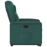 Fauteuil inclinable vert foncé tissu