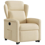 Fauteuil inclinable Crème Tissu