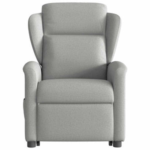 Fauteuil inclinable gris nuage tissu