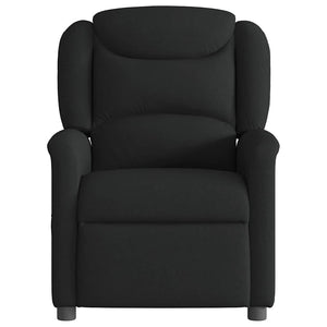 Fauteuil inclinable électrique Noir Tissu