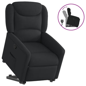 Fauteuil inclinable noir tissu