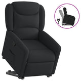Fauteuil inclinable noir tissu