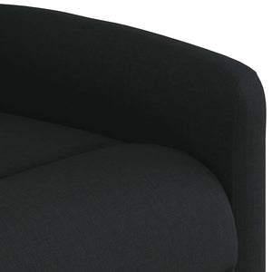 Fauteuil inclinable noir tissu