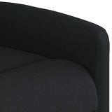 Fauteuil inclinable noir tissu