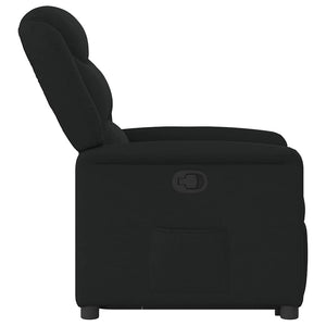 Fauteuil inclinable noir tissu