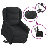 Fauteuil inclinable noir tissu