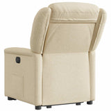 Fauteuil inclinable Crème Tissu