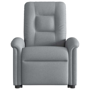 Fauteuil inclinable Gris clair Tissu