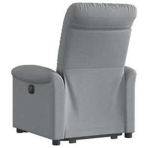 Fauteuil inclinable Gris clair Tissu