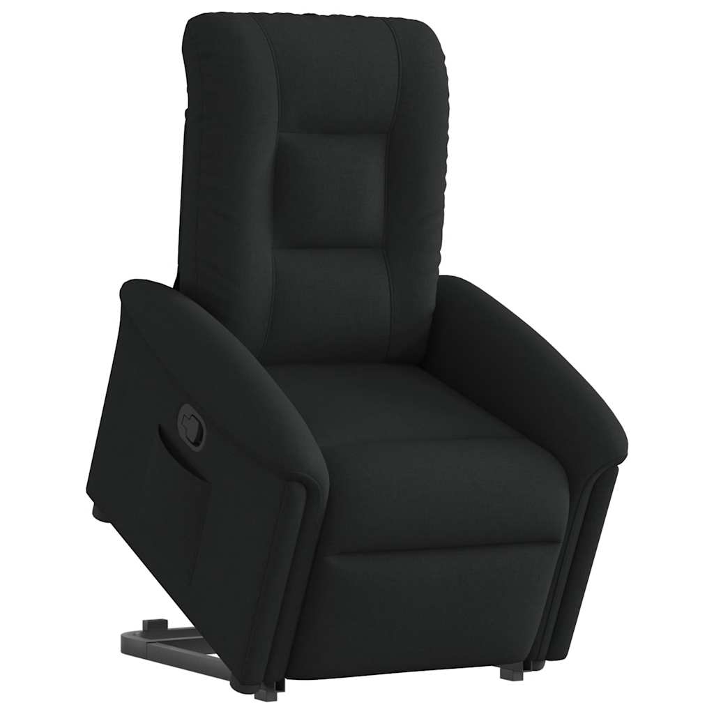 Fauteuil inclinable noir tissu