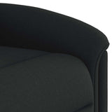 Fauteuil inclinable noir tissu