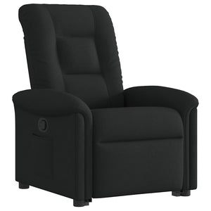 Fauteuil inclinable noir tissu