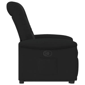 Fauteuil inclinable noir tissu