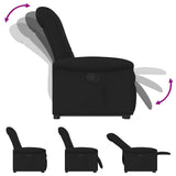 Fauteuil inclinable noir tissu