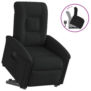 Fauteuil inclinable noir tissu