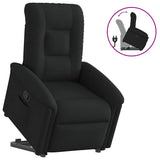 Fauteuil inclinable noir tissu