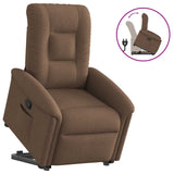 Fauteuil inclinable Marron Tissu