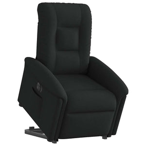 Fauteuil inclinable électrique noir tissu