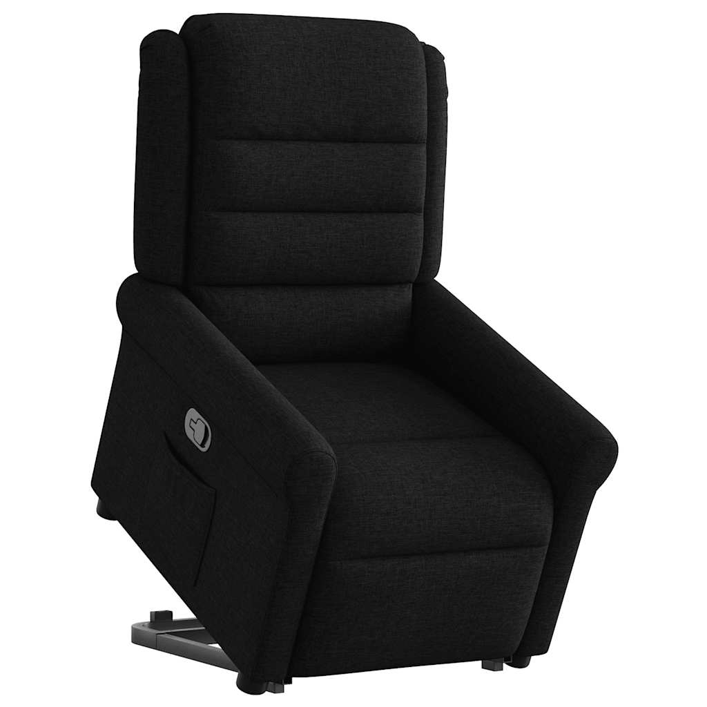 Fauteuil inclinable noir tissu