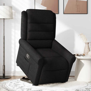 Fauteuil inclinable noir tissu