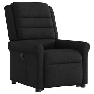 Fauteuil inclinable noir tissu