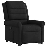 Fauteuil inclinable noir tissu