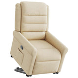 Fauteuil inclinable Crème Tissu