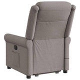Fauteuil inclinable de massage Taupe Tissu