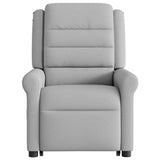 Fauteuil inclinable électrique gris nuage tissu
