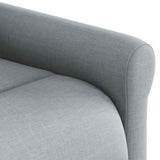 Fauteuil inclinable électrique Gris clair Tissu